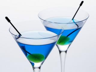 обои Синий коктейль фото