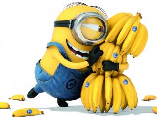 обои Желтый любитель бананов фото