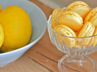 обои Лимоны и лимонное печенье фото