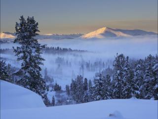 обои Горы,   снег и солнце фото
