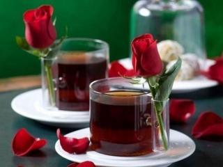 обои Чай и розы фото