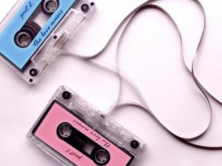 обои Любимая музыка на двух кассетах фото