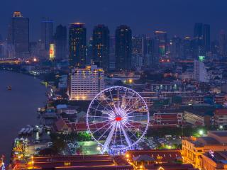 обои Жизнь ночного Бангкока фото