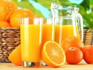 обои Апельсины и апельсиновый сок фото
