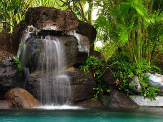обои Водопад острова Бора-Бора фото