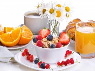 обои Фруктово-ягодный завтрак фото