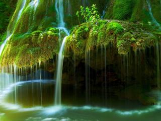обои Водопад в тропиках фото