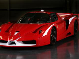 обои Красный Ferrari FXX Evolution фото
