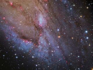обои Звёздное скопление у галактики Андромеды фото