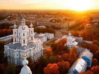 обои Санкт-Петербург в осеннем убранстве фото
