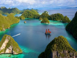 обои Острова Раджа Ампат. Индонезия фото
