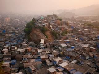обои Густонаселенные районы Индии фото