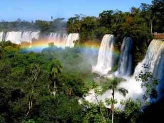 обои Самый большой водопад в Игуасе - глотка дьявола фото