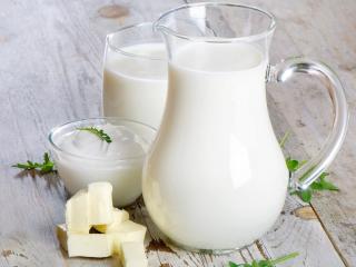 обои Молоко,   сметана,   масло - деревенская еда фото