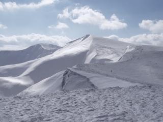 обои Горы в снегу фото