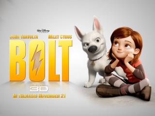 обои Bolt - ребенок с собакой фото