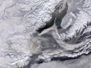 обои Аляска - вид из космоса фото
