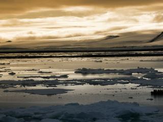 обои Арктический закат фото
