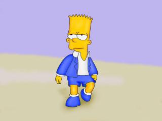 обои для рабочего стола: Bart Simpson