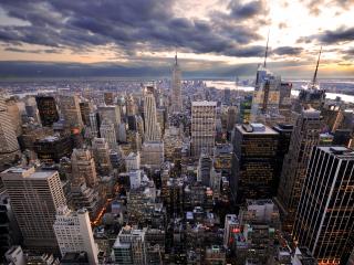 обои Нью-Йорк - небоскребы фото
