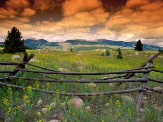 обои для рабочего стола: Flint Mountains, Montana