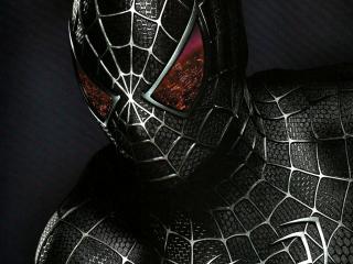 обои Человек паук 3. в черном фото