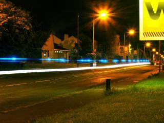 обои Ночная улица фото