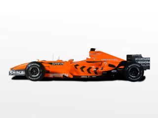 обои Оранжевый Spyker Formula 8 фото
