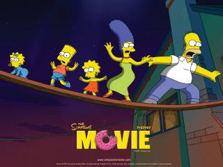 обои Симпсоны в кино фото