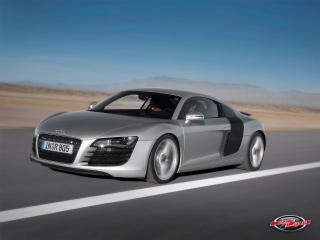 обои для рабочего стола: Audi R8 на дороге