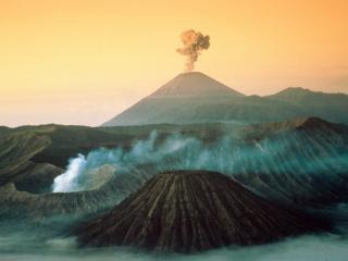 обои Indonesian Eruption фото