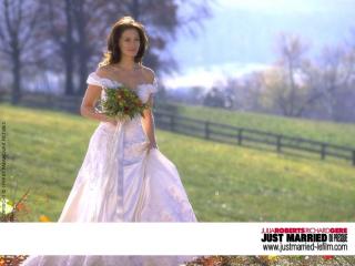 обои Джулия Робертс (Julia Roberts) в свадебном платье фото