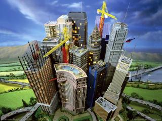 обои Город в игре SimCity 4 фото