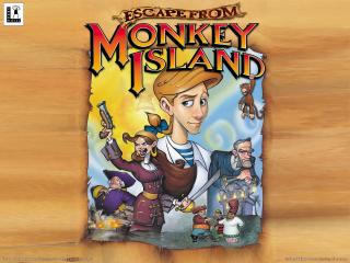 обои Escape from Monkey Island - игра фото