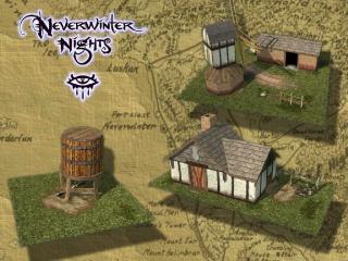 обои Neverwinter Nights - постройки фото