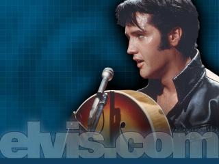 обои Elvis Presley с гитарой фото