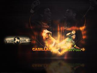 обои Iker Casilas vs Buffon фото