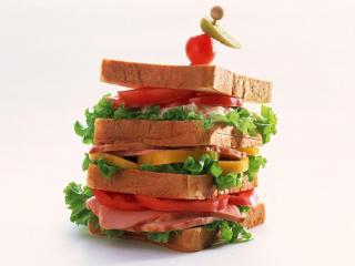 обои Тройной сэндвич фото