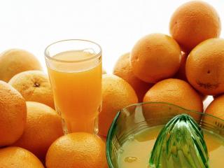 обои Свежевыжатый апельсиновый сок фото
