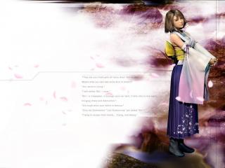 обои Final Fantasy X - девушка фото