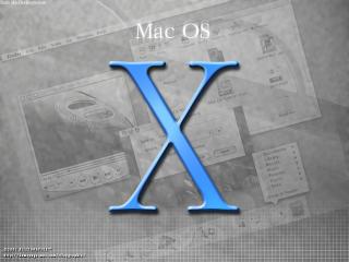 обои Mac OS X - буква фото
