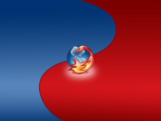 обои Firefox красно-синий фото