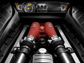 обои Двигатель автомобиля Ferrari фото