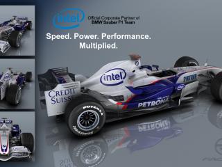 обои Intel - BMW Sauber F1 Team - формула 1 фото