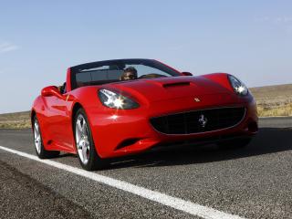 обои Ferrari california красная фото