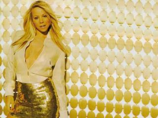 обои Mariah Carey в золотом фото