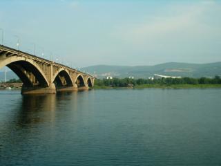 обои Мост через Енисей, Красноярск фото