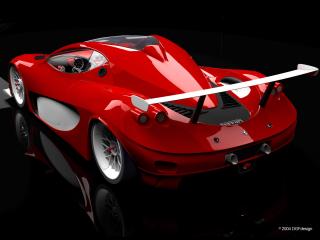 обои Красная Ferrari Aurea GT фото