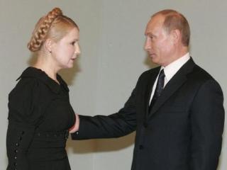 обои В.В.Путин, Ю.Тимошенко фото