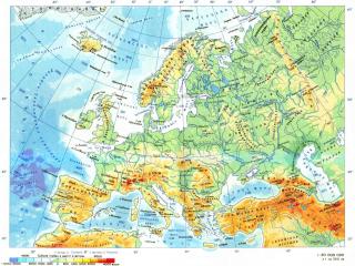 обои Карта Европы фото